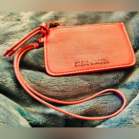 Steve Madden Handbags - Steve Madden Silvery Pink Wristlet I.D. Holder